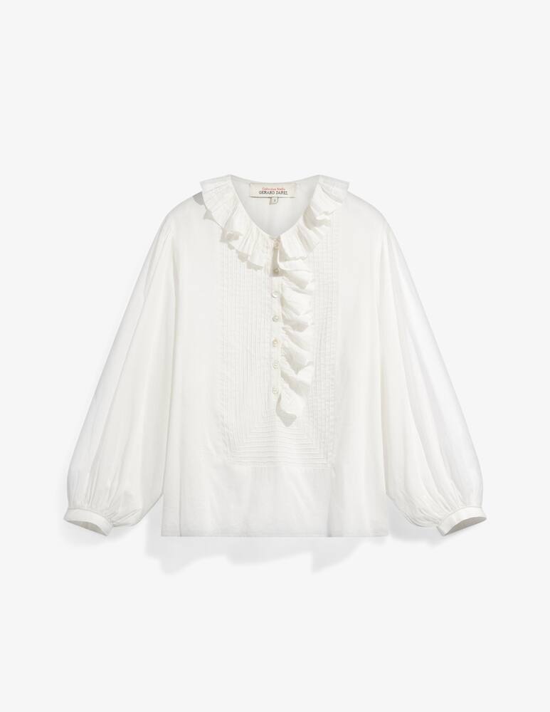 rinascente Gerard Darel Leone ruffle blouse