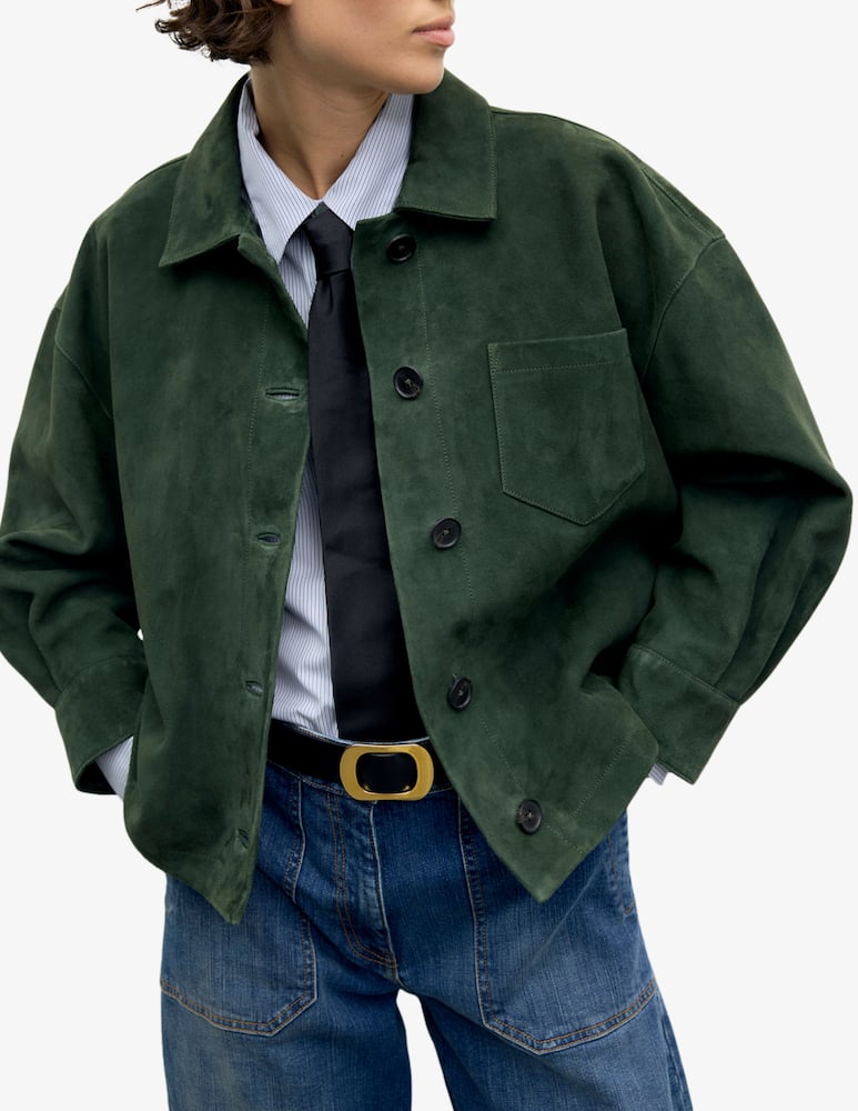 rinascente Gerard Darel Giacca in pelle scamosciata