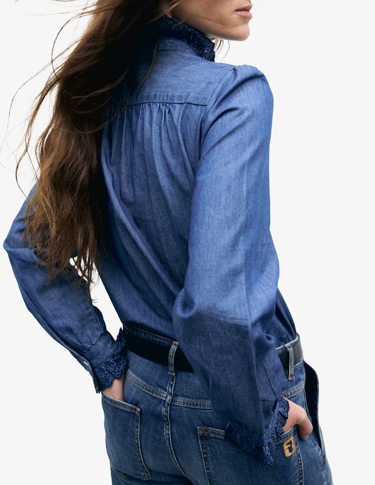 Gerard Darel Loupy ruffle blouse - picture 3