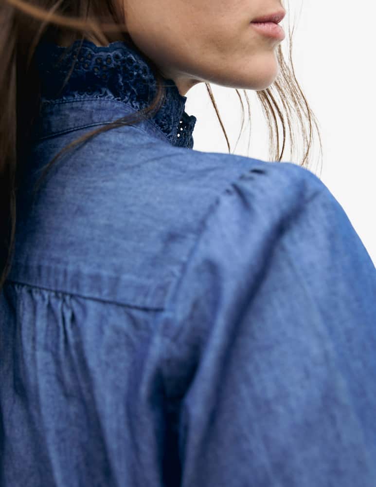 Gerard Darel Loupy ruffle blouse - picture 5