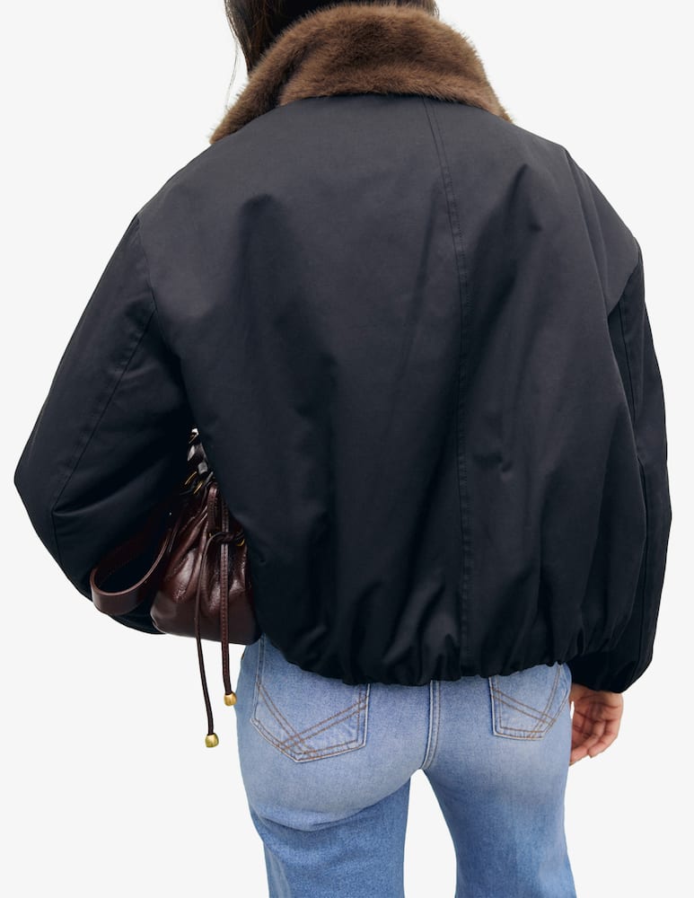 Gerard Darel Cappotto Aurora con collo in finta pelliccia - immagine 4 Gerard Darel Cappotto Aurora con collo in finta pelliccia - immagine 4
