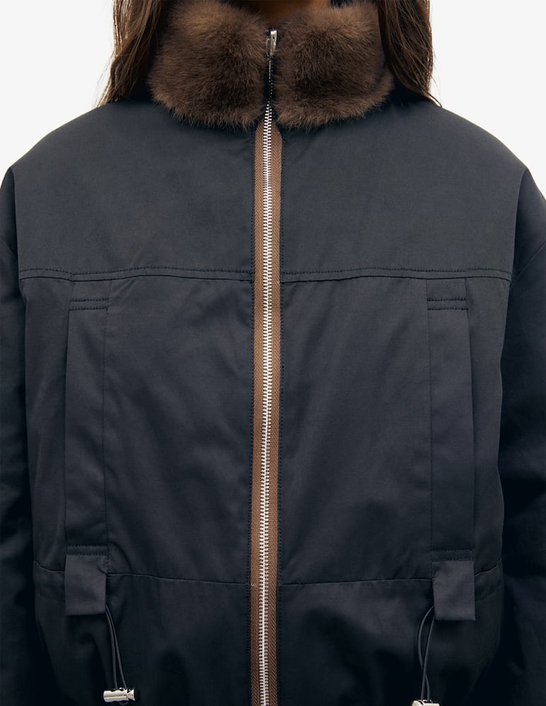 Gerard Darel Cappotto Aurora con collo in finta pelliccia - immagine 5 Gerard Darel Cappotto Aurora con collo in finta pelliccia - immagine 5