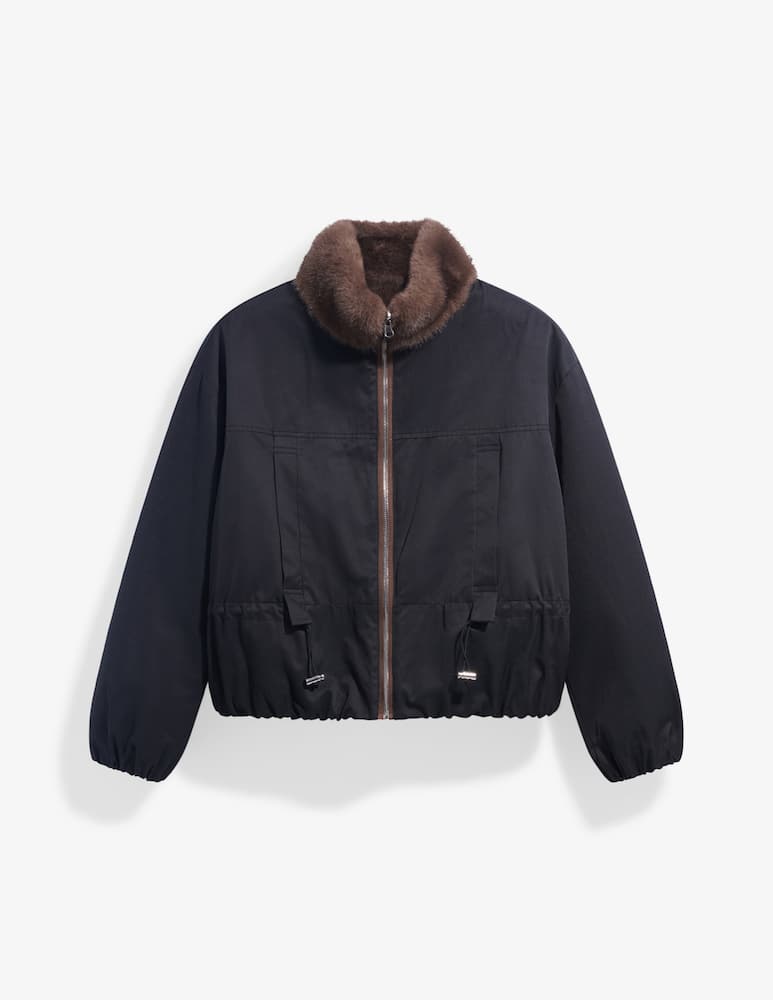 Gerard Darel Cappotto Aurora con collo in finta pelliccia - immagine 9 Gerard Darel Cappotto Aurora con collo in finta pelliccia - immagine 9