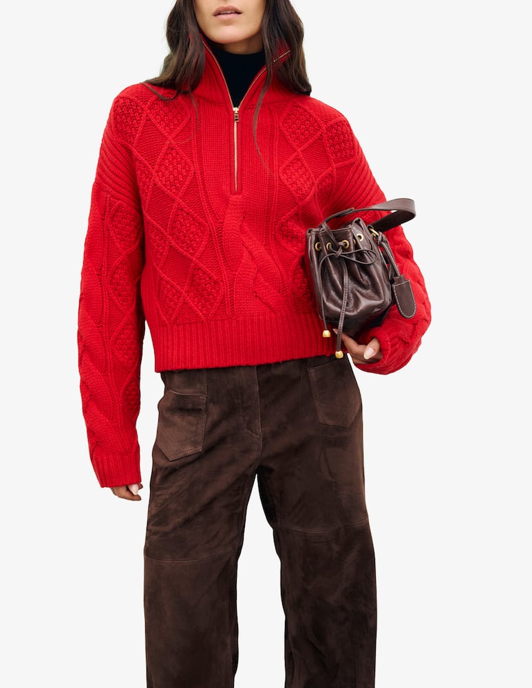 Gerard Darel Maglione zip Roxy - immagine 1