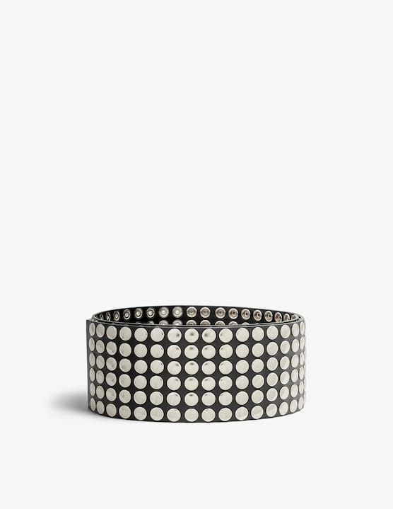 Iro - Cintura in pelle borchiata Click XL - €345,00