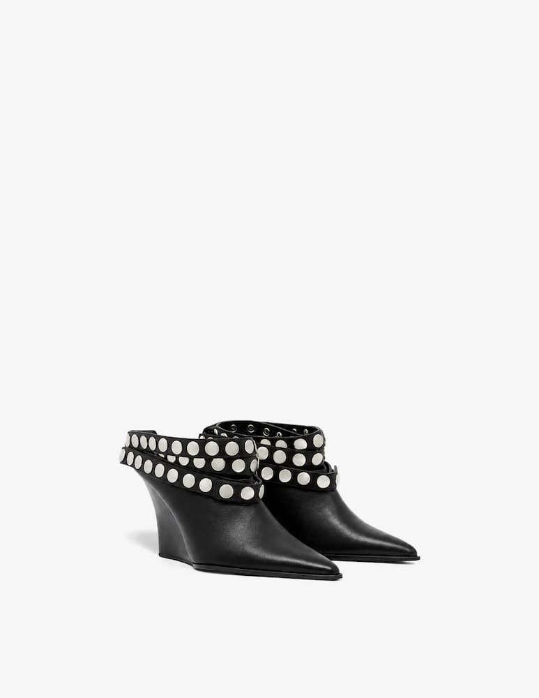 Iro Mules in pelle Fauve Click - immagine 3 Iro Mules in pelle Fauve Click - immagine 3