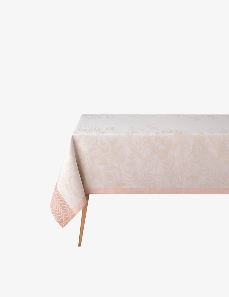 Le Jacquard Français Tablecloth Jardin D'Eden Beige - picture 1 Le Jacquard Français Tablecloth Jardin D'Eden Beige - picture 1