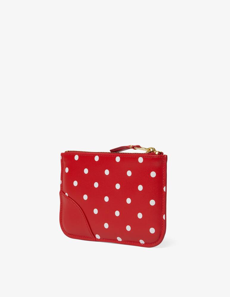rinascente Comme des Garçons Dots horizontal zip wallet