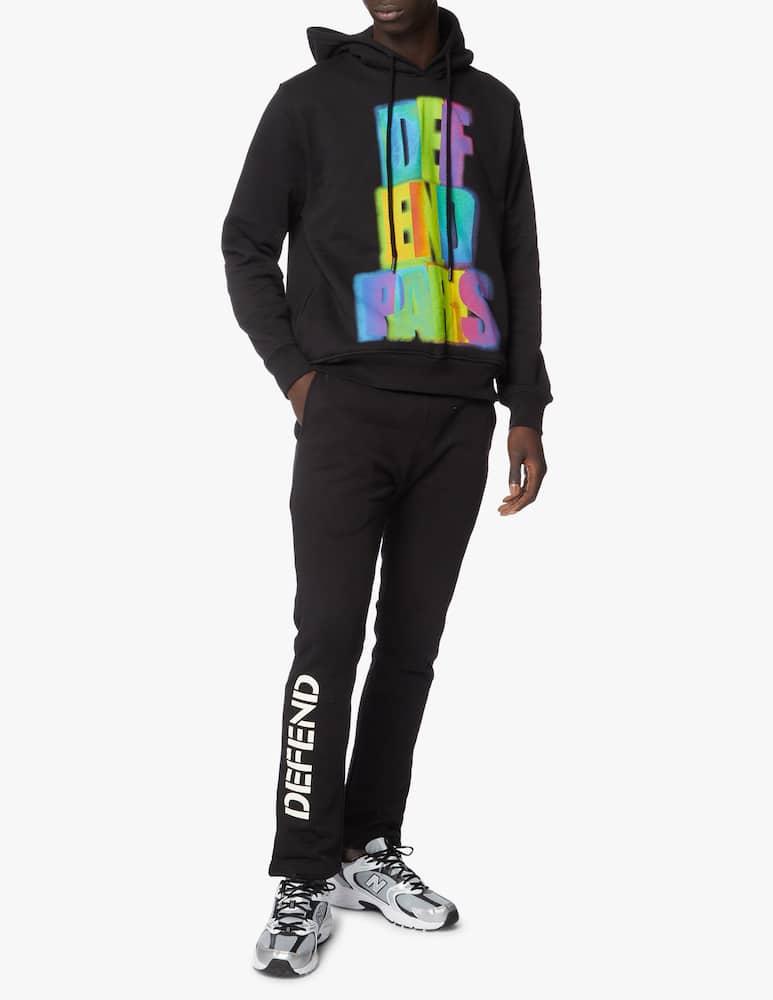 rinascente Defend Paris Defend colors logo hoodie