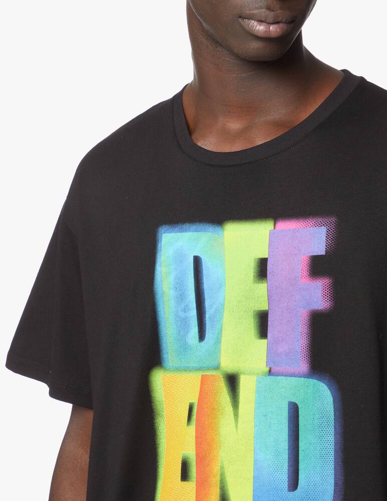 rinascente Defend Paris Defend colors logo t-shirt