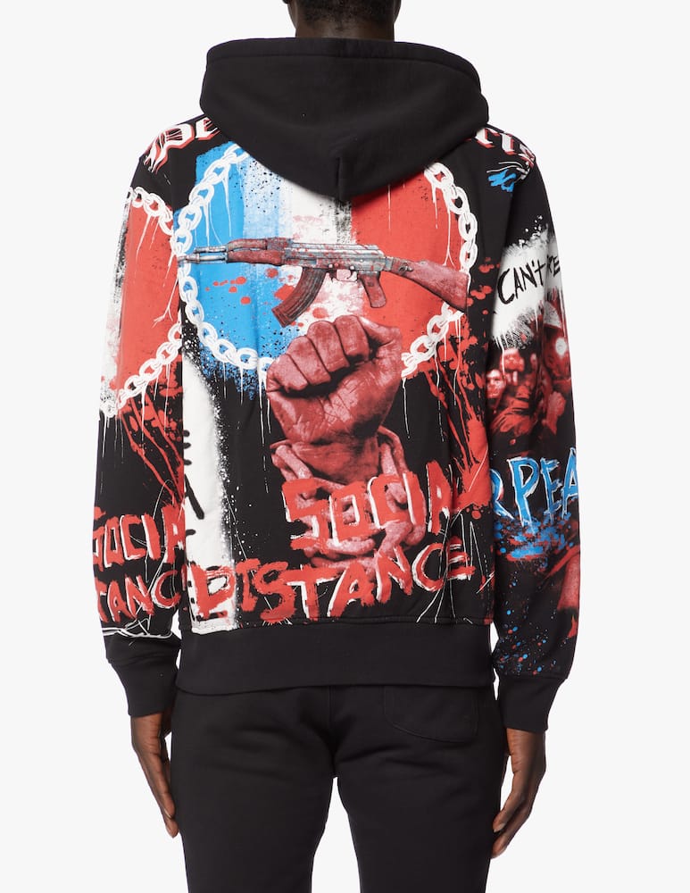 rinascente Defend Paris Felpa con cappuccio ideal breath grafica ao