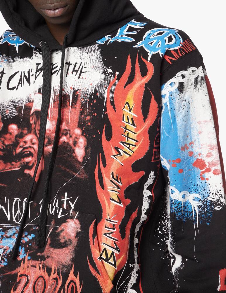 rinascente Defend Paris Felpa con cappuccio ideal breath grafica ao