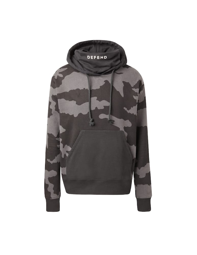 Defend Paris Felpa con cappuccio street war camo passamontagna - immagine 1