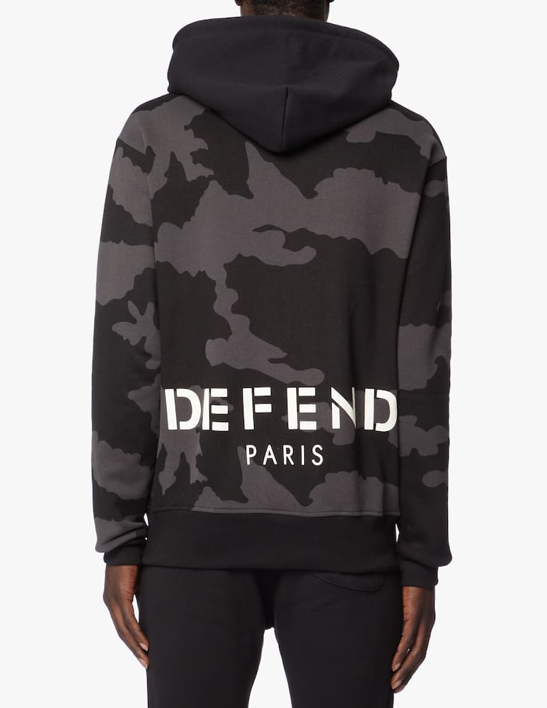 Defend Paris Felpa con cappuccio street war camo passamontagna - immagine 3