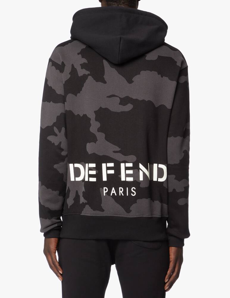 rinascente Defend Paris Felpa con cappuccio street war camo passamontagna