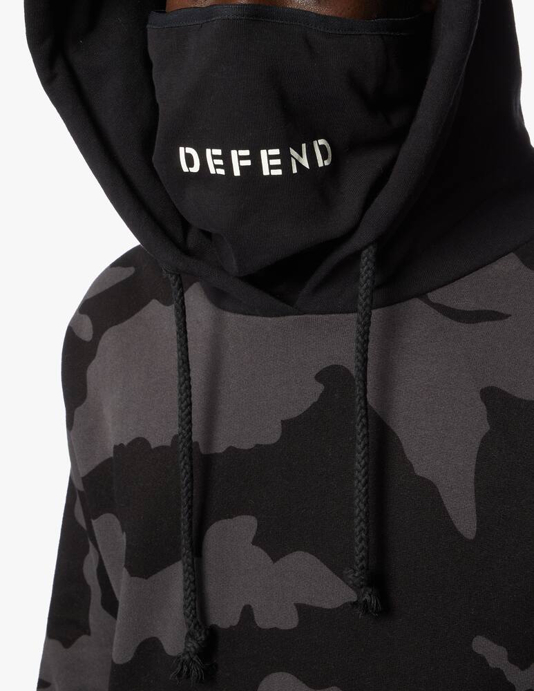 rinascente Defend Paris Felpa con cappuccio street war camo passamontagna