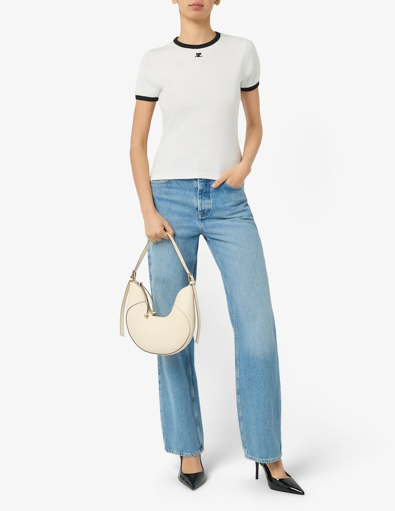 Courrèges Signature contrast t-shirt - picture 2 Courrèges Signature contrast t-shirt - picture 2