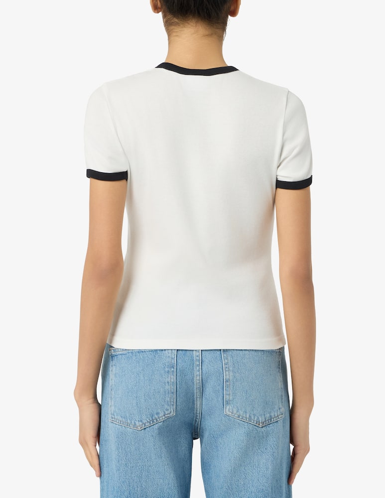 Courrèges Signature contrast t-shirt - picture 3 Courrèges Signature contrast t-shirt - picture 3