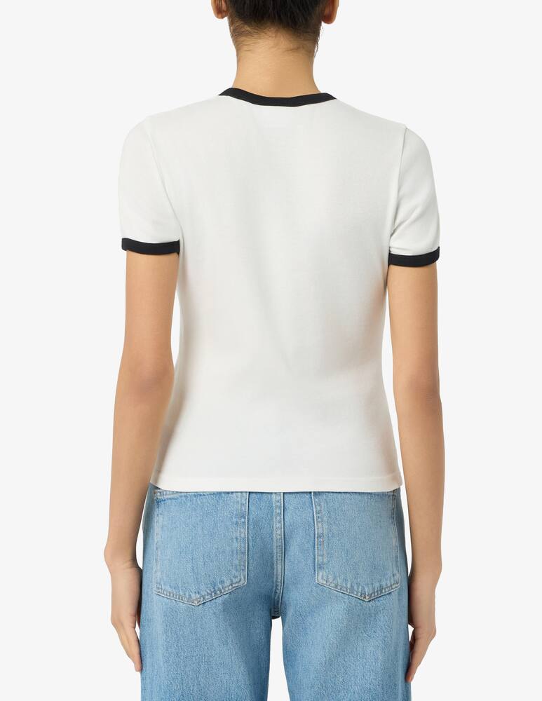 rinascente Courrèges Signature contrast t-shirt