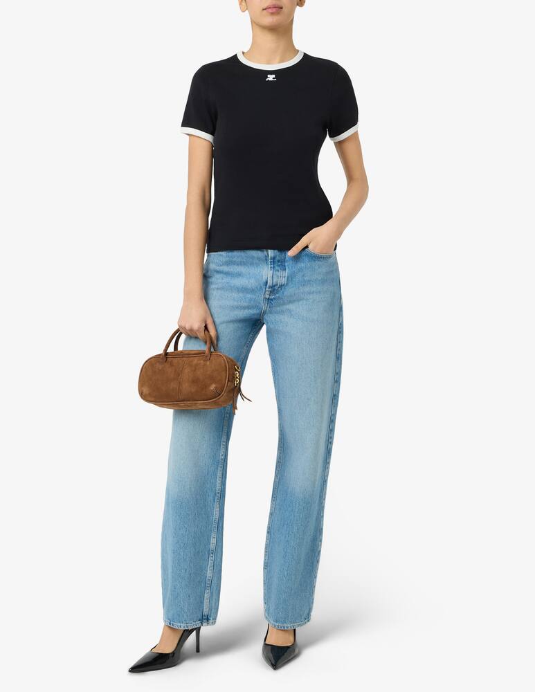 rinascente Courrèges Signature contrast t-shirt