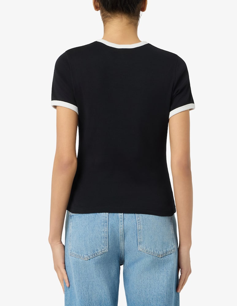 Courrèges Signature contrast t-shirt - picture 3 Courrèges Signature contrast t-shirt - picture 3