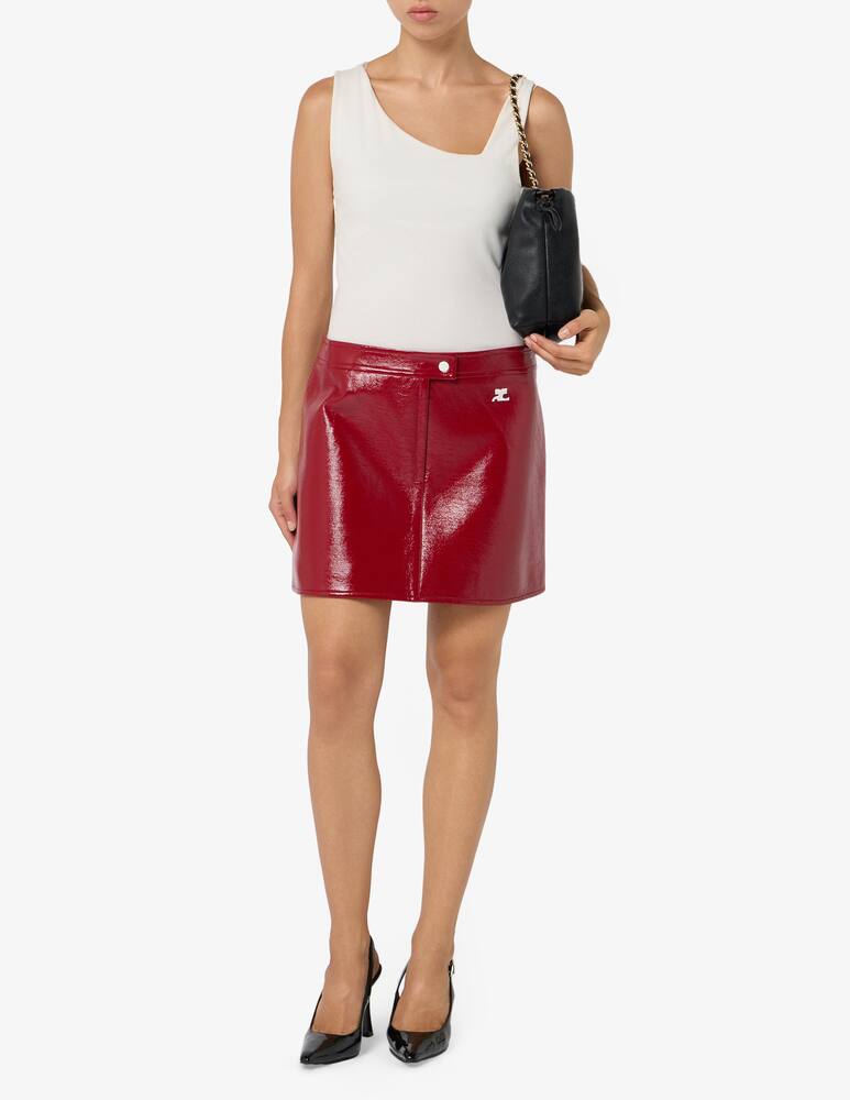 rinascente Courrèges Minigonna vinile Reedition