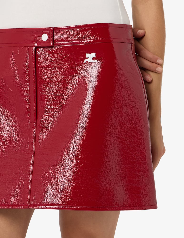 Courrèges Vinyl mini skirt - picture 4 Courrèges Vinyl mini skirt - picture 4
