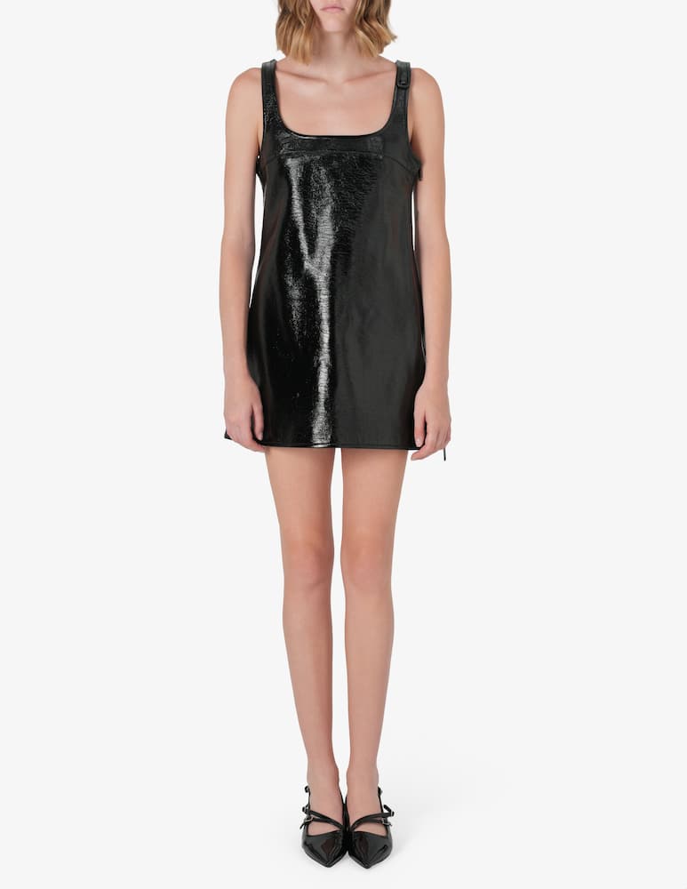 rinascente Courrèges Abito svasato in vinile Reedition 