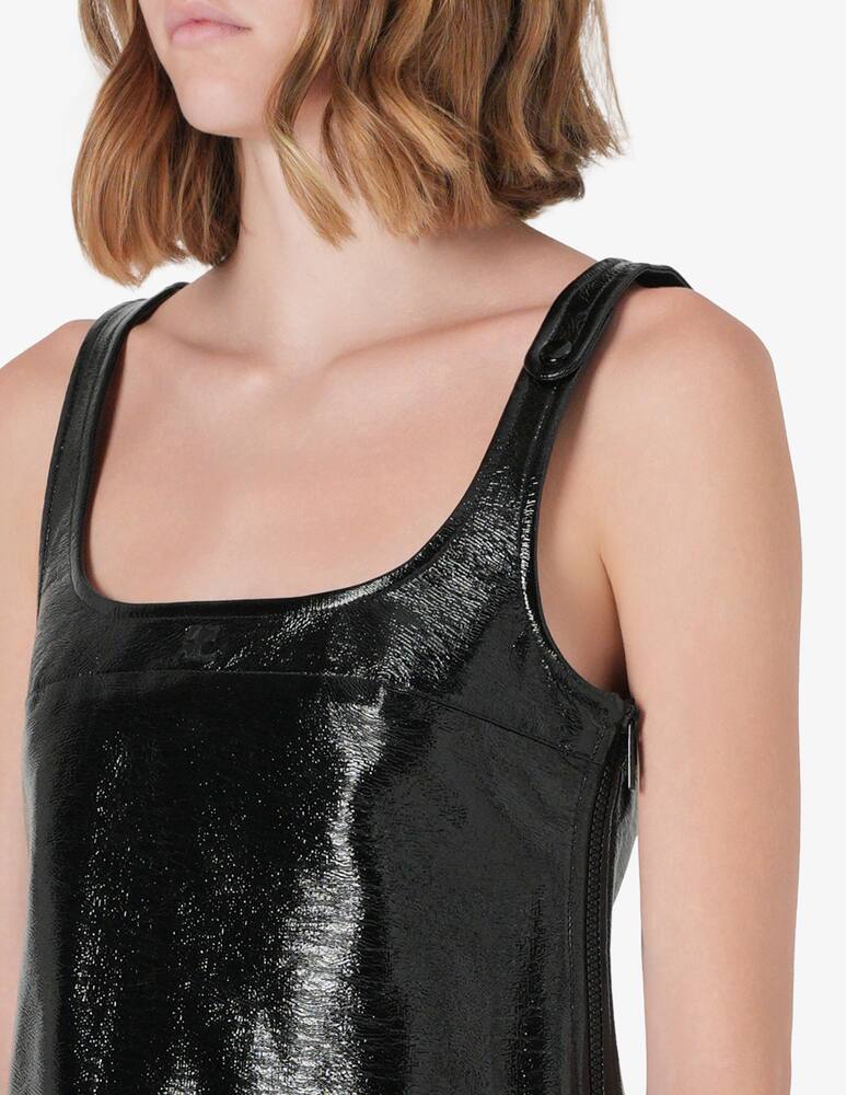 rinascente Courrèges Abito svasato in vinile Reedition 