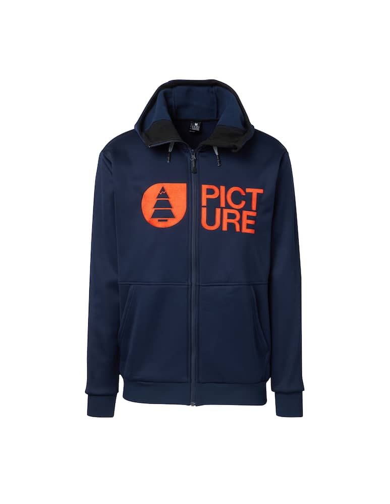 rinascente Picture Fzip tech logo sweatshirt
