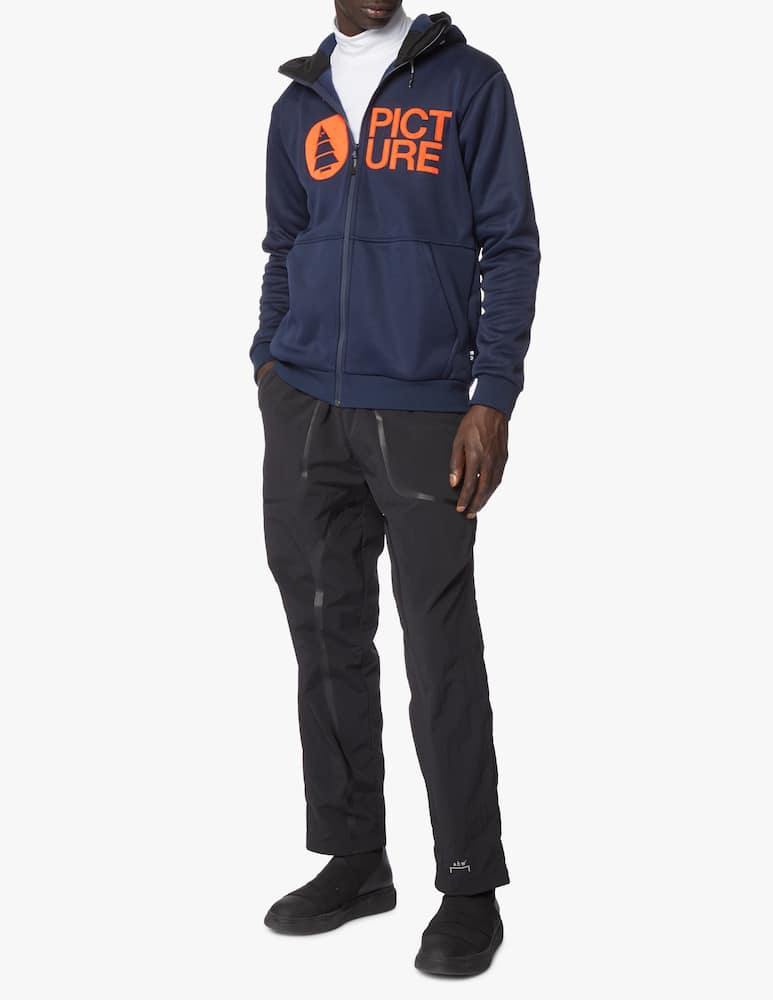 rinascente Picture Fzip tech logo sweatshirt