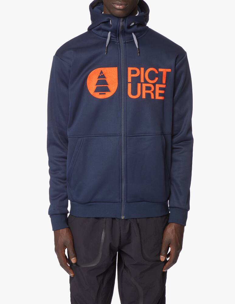 rinascente Picture Fzip tech logo sweatshirt