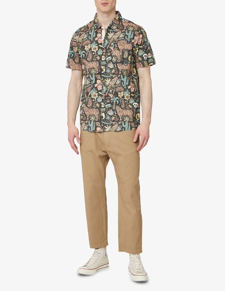 rinascente Picture Shirt sl mataikona - red