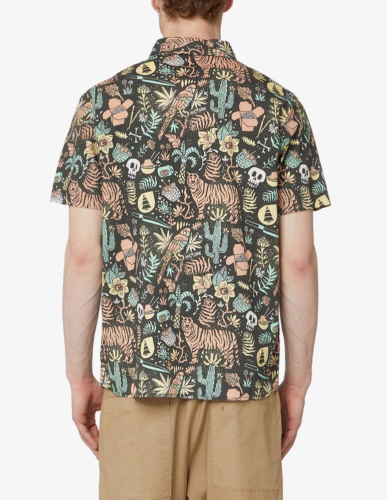 rinascente Picture Shirt sl mataikona - red