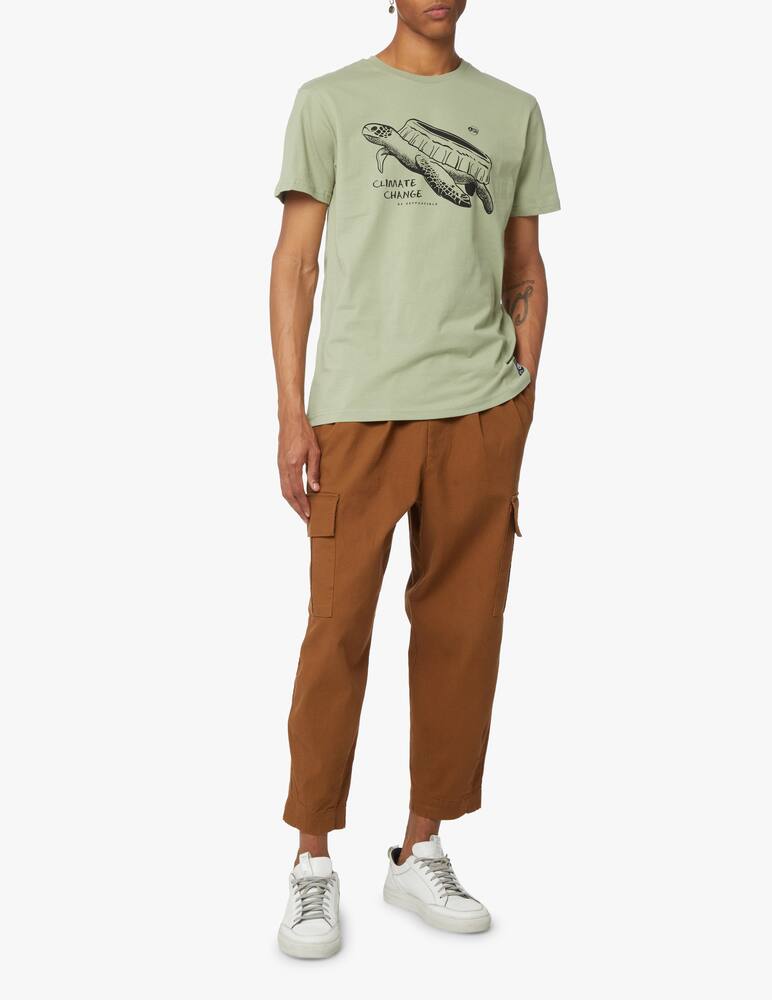 rinascente Picture T-shirt turtlecup - green