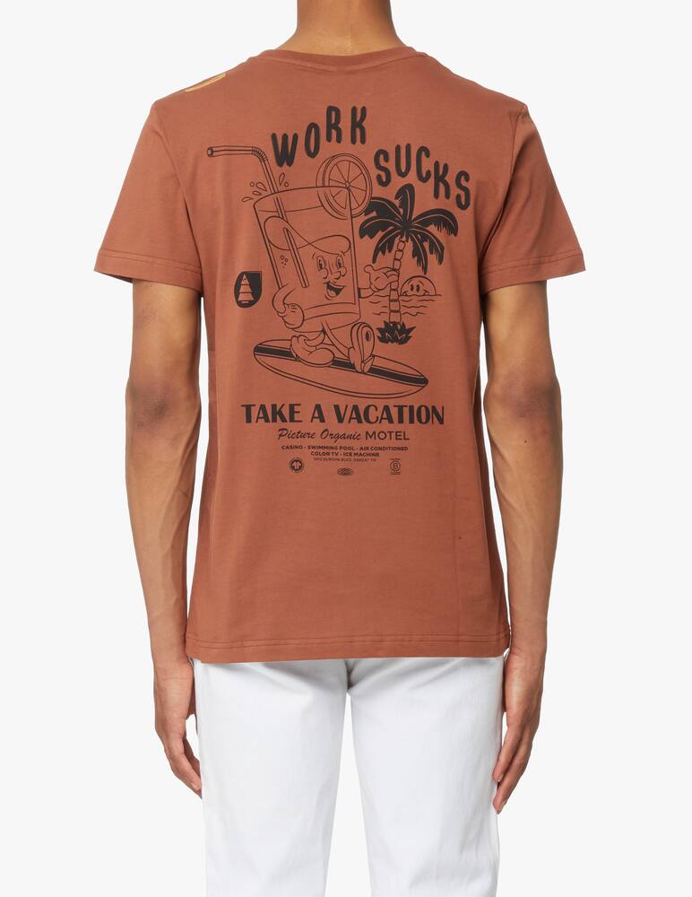 rinascente Picture Maglietta manica corta vacation - marrone