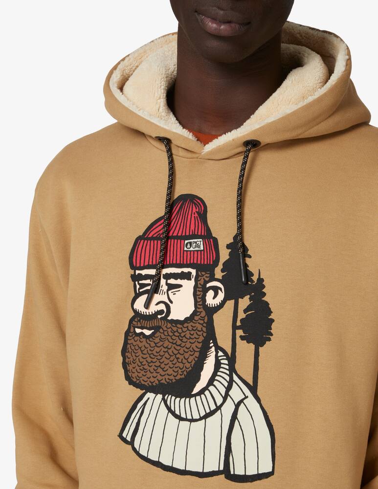 rinascente Picture Mopsa plush hoodie - Brown