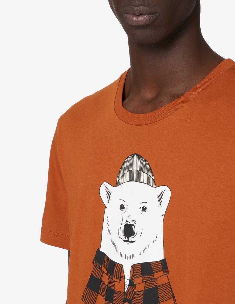 rinascente Picture Cotton t-shirt - Orange