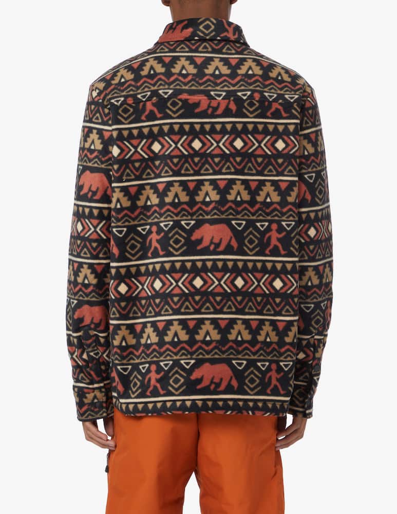 rinascente Picture Giacca in pile stampa azteca - Nero