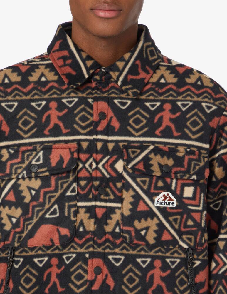 rinascente Picture Giacca in pile stampa azteca - Nero