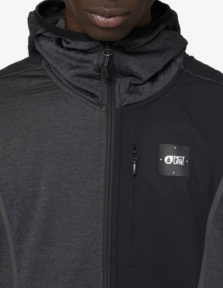 rinascente Picture Fleece hoodie - Black