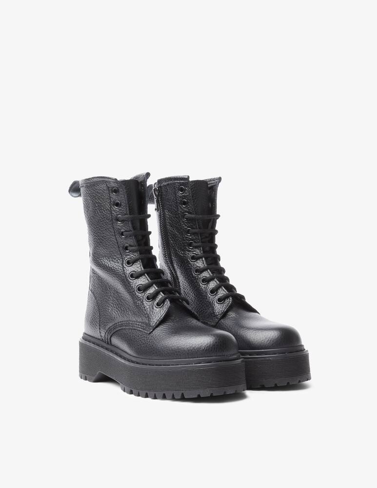 rinascente Jonak Rosso biker boots laceup - Black