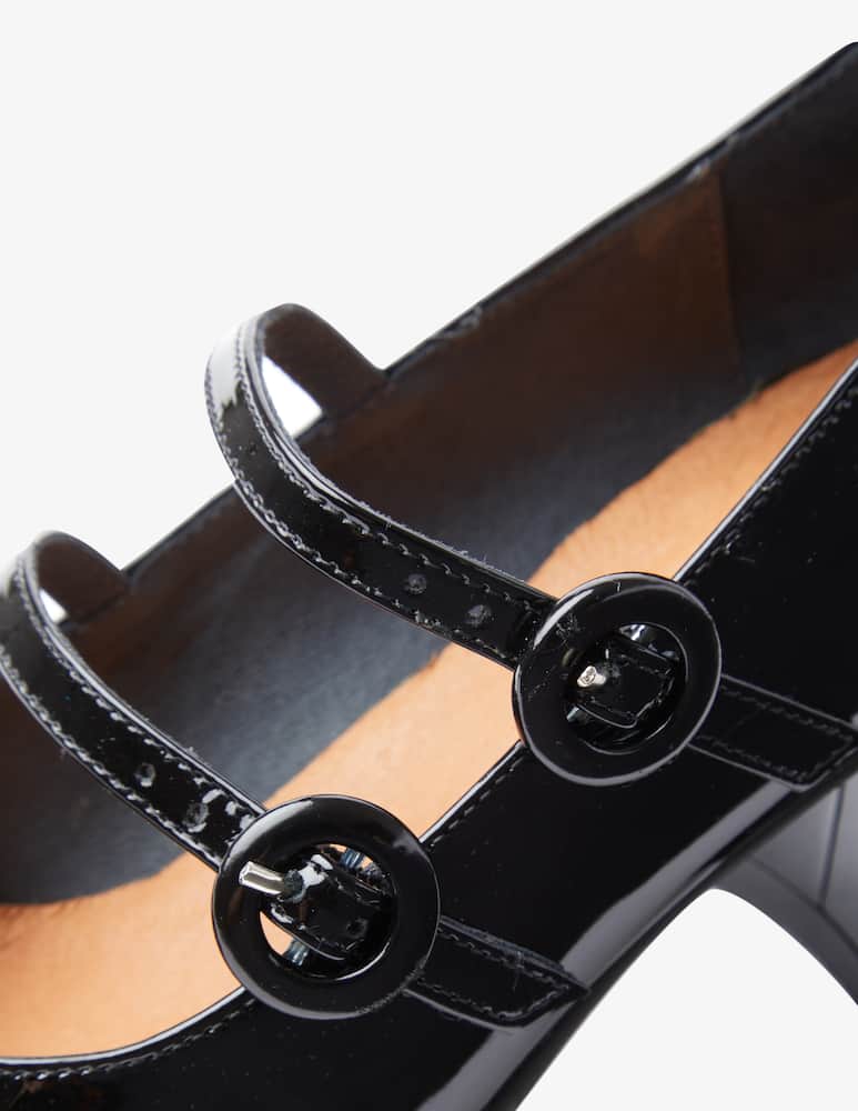 Jonak Dominus mary jane 2 buckles - Black - picture 4 Jonak Dominus mary jane 2 buckles - Black - picture 4