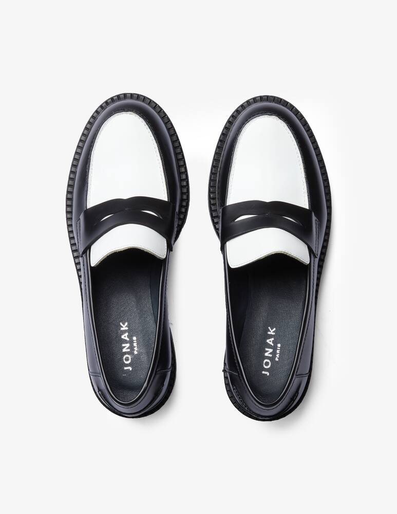 Jonak Dicky loafer bicolor - Black - picture 3 Jonak Dicky loafer bicolor - Black - picture 3