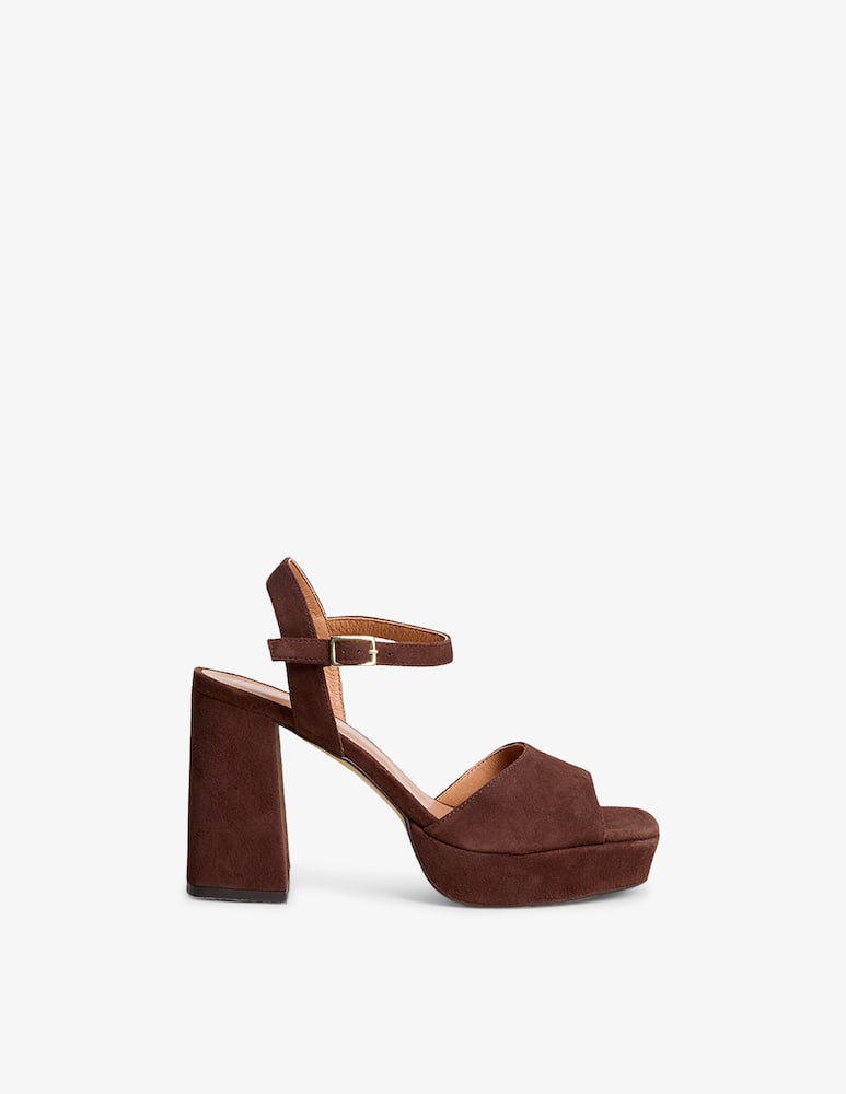 Jonak Vlada suede platform sandals - picture 1 Jonak Vlada suede platform sandals - picture 1
