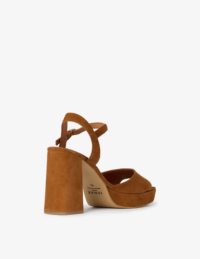 Jonak Vlada suede platform heel - picture 4 Jonak Vlada suede platform heel - picture 4