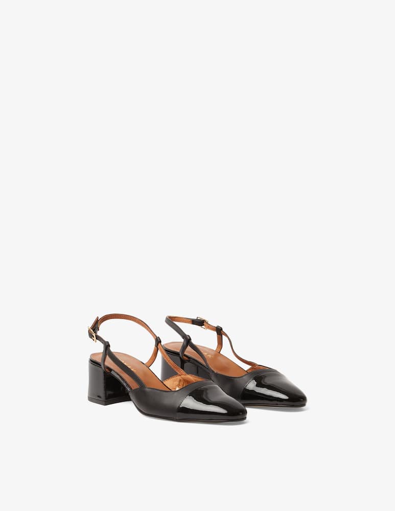 Jonak Slingback tacco in pelle - immagine 3