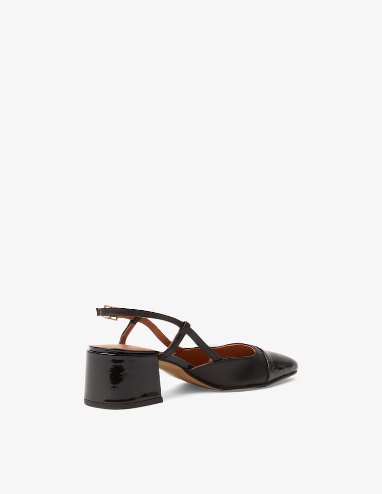 Jonak Slingback tacco in pelle - immagine 4