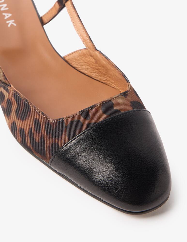 Jonak Slingback basse leopardate Dhapou - immagine 2 Jonak Slingback basse leopardate Dhapou - immagine 2