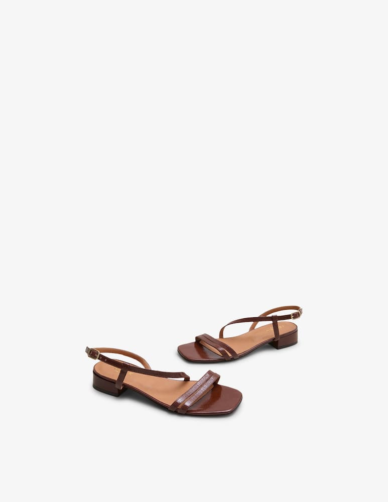 Jonak Sandalo flat fasce in pelle - immagine 3 Jonak Sandalo flat fasce in pelle - immagine 3